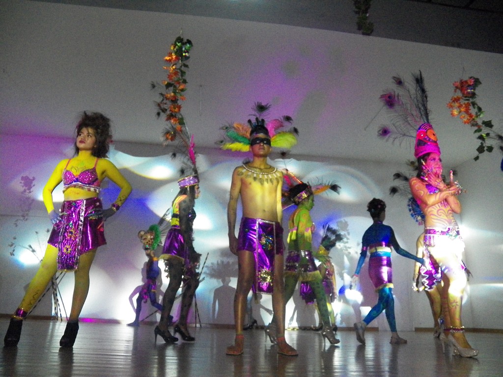 Muestra de body paint